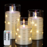 LED žvakės su laikmačiu