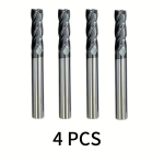 8mm metriniai frezavimo antgaliai CNC staklėms, 60mm, 4 vnt