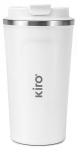 Termopuodelis su vakuumine izoliacija KIRO KI510W, baltos spalvos, 510 ml