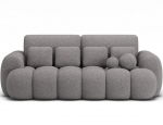 Sofa-lova Eltap Cotonn, 256x119x105 cm, pilka