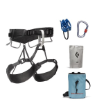Laipiojimo diržų komplektas Black Diamond 4S, XS, juodi