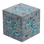 Minecraft Lapis Bloko Lempa 7,5 &times; 7,5 &times; 7,5 cm