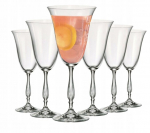Bohemia Tulipan kri&scaron;tolinės taurės raudonam vynui, 350 ml, 6 vnt.