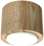 Lubimas medinis &scaron;viestuvas Downlight Wood rudas, 1xgx53
