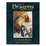 Dreams of Dragons & Dragon Kin Spalvinimo knyga Blue Angel