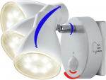 Trango Milo 2635-016 led naktinė lemputė su judesio ir prieblandos jutikliu, balta, 4 w apsauginė lemputė 230 v, lizdinė lempa, sieninė lempa, orientacinė lemputė, naktinė lempa, lizdinė lemputė
