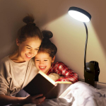 Led skaitymo lempa su spaustuku, 5 ry&scaron;kumo/spalvos, 1800mah