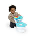 BABY EINSTEIN Mini tualetas vaikams su įtrauktu tualeto reducatoriumi, muzikinis vandens nuleidimas