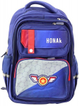 Mokyklinė kuprinė tamsiai mėlyna 20L - Leantoys