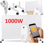 Infraraudonųjų spindulių &scaron;ildytuvas su kojomis Cronos infraraudonųjų spindulių &scaron;ildytuvas wifi 1000w premium