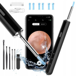 Qimic Belaidis endoskopas ausims Hd 1080p su Led kamera, skirtas Ios Android