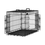 &Scaron;unų narvas, &scaron;unų narvas su lankstomu dugnu, 122 x 74,5 x 80,5 cm, Juoda, Koerapuur, Kokkuklapitav Hundebox, 122 x 74,5 x 80,5 cm, Must