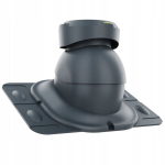 Vėdinimo kaminėlis kanalizacijai 110mm, antracito Ral 7016