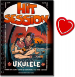 Hit Session Ukulele &ndash; dainų knygos &ndash; 100 dainų ukulelei &ndash; visos dainos užra&scaron;ytos tekstu su akordų simboliais ir kaip melodijos linija su tekstu, akordų simboliais &ndash; su muzikos klipu