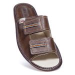 Vyrų buitinės &scaron;lepetės odinės reguliuojamos Velcro Flip Flops 41-46 NOWO