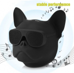 Bulldog bluetooth garsiakalbis, ne&scaron;iojamas belaidis su įmontuotu mikrofonu, stereo žemų dažnių garsiakalbis su kūrybiniu dizainu Helovino vakarėliui, kelionėms, lauko namų dekoravimui