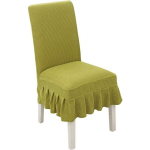Kėdžių užvalkalai, 2 dalių, skirti apsaugoti kėdę, tamprūs, nuimami, skalbiami, žalios spalvos