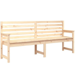 Sodo suoliukas，Sodo suolas，Lauko suoliukas, 203,5x48x91,5cm, pu&scaron;ies medienos masyvas CFE4572395