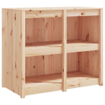 Lauko virtuvės spintelė, 106x55x92cm, pu&scaron;ies medienos masyvas CFE681564