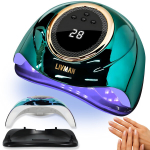UV LED nagų lempa LIVMAN SUN C3 manikiūrui ir pedikiūrui, 288W, 63LED