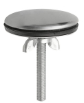 Kriauklės kam&scaron;tis, skersmuo 43 mm, žalvaris, chromas