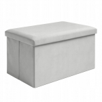 Sulankstomas pufas daiktams laikyti 60 x 30 x 30 cm