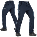 Takti&scaron;kos softshell žieminės kelnės M-Tac vyrams, žygiai, tamsiai mėlyna