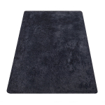Kilimas 170x120 CM pliu&scaron;inis tamsiai pilkas mink&scaron;tas shaggy kailinis storas