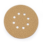 &Scaron;lifavimo popierius diskas Velcro, 8 skyles P320 180MM 50 vnt
