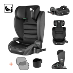 Automobilinė vaiki&scaron;ka kėdutė Tulano Joy 25, 15-36 kg, juoda/pilka