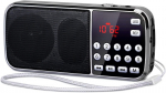 PRUNUS J-189 Bluetooth AM/FM radijas, TF/USB/AUX, juodas, 1 vnt