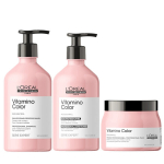Loreal Vitamino Color Shampoo 500Ml + Loreal Vitamino Color Conditioner 500Ml + Loreal Vitamino Color Mask 500Ml New