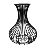Vaza Bretoes, juoda, 24 cm