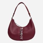 Sievie&scaron;u soma baguette Tommy Jeans AW0AW16510-VLP, vidēja izmēra, bordo