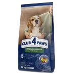 Club 4 Paws Premium vidutinių veislių suaugusiems &scaron;unims su antiena, 14 kg