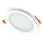 Lavireda apvalus LED &scaron;viestuvas su stiklu Modoled 12W