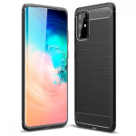 Dėklas Carbon Lux skirtas Xiaomi Redmi 9C, juoda