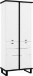 Spinta Meblocross Cross Cro-01 4D, juoda/balta