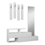 Prie&scaron;kambario komplektas Kalune Design 855, 137 cm, baltas