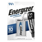 Energizer baterija Ultimate Lithium 9V, 1 vnt.