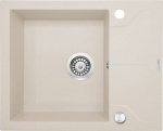 Deante granitinė virtuvinė plautuvė Deante Andante ZQN 511A, Beige