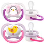 Silikoninis čiulptukas Philips Avent Ultra Air, 0-6 mėn., SCF080/06, 2 vnt.