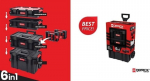 Įrankių dėžių rinkinys Qbrick system 6in1