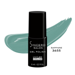 Gelinis nagų lakas "Sincero Salon", 6ml, SAPPHIRE, 3655