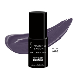 Gelinis nagų lakas "Sincero Salon", 6ml, PLUM, 688