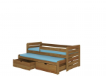 Vaiki&scaron;ka lova ADRK Furniture Tomi 05 180x80 su &scaron;onine apsauga, ruda