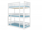 Vaiki&scaron;ka lova ADRK Furniture Tedro 180x80, balta