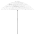 Paplūdimio skėtis, baltos spalvos, 240cm