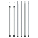 Teleskopiniai brezento strypai, 102-260 cm, 2 vnt.