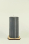 Sojų va&scaron;ko žvakė Cilindras 7x14,4 cm., 490 g., juoda